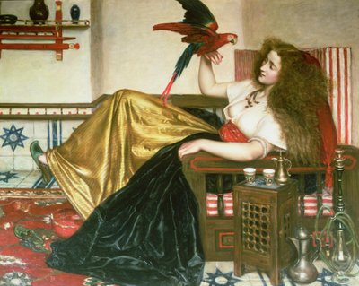 Tootni-Namehの女性、またはオウムの伝説 作： Valentine Cameron Prinsep